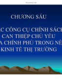 Bài giảng Kinh tế công cộng - Chương 6