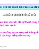 Bài giảng : Quản lý dự án part 3