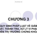 Bài giảng Luật Chứng khoán: Chương 3