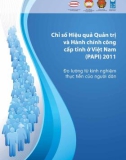 Chỉ số Hiệu quả Quản trị và Hành chính công cấp tỉnh ở Việt Nam (PAPI) 2011