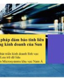 Các giải pháp đảm bảo tính liên tục trong kinh doanh của Sun