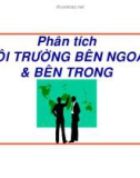 Bài giảng Phân tích môi trường bên ngoài và bên trong