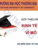 Bài giảng Kinh tế vĩ mô - ĐH Thương Mại