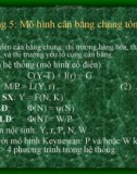 Bài giảng Kinh tế vĩ mô - Chương 5: Mô hình cân bằng chung tổng quát