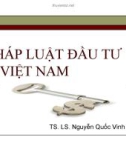 Bài giảng Pháp luật về đầu tư ở Việt Nam - TS.LS. Nguyễn Quốc Vinh