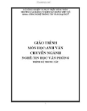 Giáo trình Anh văn chuyên ngành (Nghề: Tin học văn phòng - Trung cấp) - Trường Cao đẳng Cơ điện Xây dựng Việt Xô