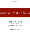 Sức khỏe và phát triển kinh tế - Đặng Đình Thắng