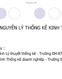 Bài giảng Nguyên lý thống kê kinh tế: Chương 1 - ĐH Kinh tế Quốc Dân