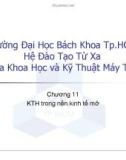 Kinh tế học đại cương: Chương 11. Kinh tế học trong nền kinh tế mở