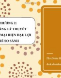 Bài giảng Kinh tế học quốc tế: Chương 2 - Đoàn Hải Anh