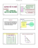 Bài giảng Kinh tế vi mô: Chương 2 - Cung và cầu, giá cả thị trường (2016)