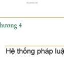 Bài giảng Pháp luật đại cương: Chương 4 - ĐH Kinh tế Quốc dân