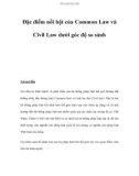 Đặc điểm nổi bật của Common Law và Civil Law dưới góc độ so sánh