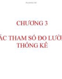 Bài giảng môn Nguyên lý thống kê kinh tế: Chương 3 - ĐH Kinh tế Quốc dân