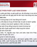 Bài giảng Pháp luật kinh doanh: Bài 1 - TS. Vũ Văn Ngọc