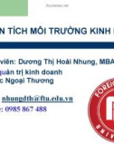 Bài giảng Phân tích môi trường kinh doanh: Bài 2(C) - Dương Thị Hoài Nhung