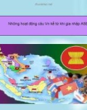 Thảo luận Việt Nam gia nhập ASEAN