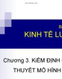 Chương 3 Kinh tế lượng