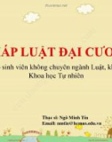 Bài giảng Pháp luật đại cương: Bài 5 - ThS. Ngô Minh Tín