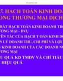 Bài giảng Kinh tế thương mại: Bài 7 - PGS.TS. Phan Tố Uyên