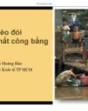 Bài giảng Nghèo đói và mất công bằng - Nguyễn Hoàng Bảo