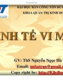 Bài giảng Kinh tế vi mô - ThS. Nguyễn Ngọc Hà Trâm