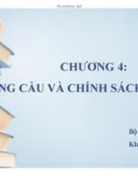 Bài giảng Kinh tế học vĩ mô - Chương 4: Tổng cầu và chính sách tài khóa