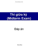 Đề thi giữa kì môn Kinh tế học vĩ mô có đáp án