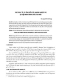 FDI toàn cầu và ứng biến của doanh nghiệp FDI tại Việt Nam trong bối cảnh mới