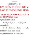 Bài giảng Kinh tế lượng: Chương 3 - Mai Cẩm Tú