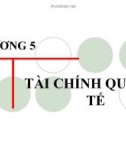 Bài giảng Kinh tế học quốc tế: Chương 5 - Nguyễn Thị Ngọc Loan