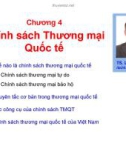 Bài giảng Kinh tế học Quốc tế: Chương 4 - TS. Lại Lâm Anh