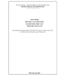 Giáo trình Luật hiến pháp (Nghề: Pháp luật - Trung cấp) - Trường Trung cấp Trường Sơn, Đắk Lắk