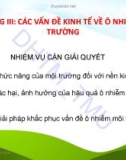 Bài giảng Kinh tế môi trường (Environmental economics): Chương 3 – ĐH Thương mại