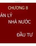 Bài giảng Pháp luật về đầu tư: Chương 8 - Đại học Mở TP HCM