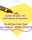 Bài Giảng Kinh tế đầu tư - Chương 1