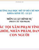 Bài giảng môn Luật Hình sự: Bài 1 - ĐH Mở