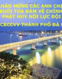 Chính sách phát huy nội lực đội ngũ