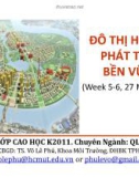 ĐÔ THỊ HÓA & PHÁT TRIỂN BỀN VỮNG (Week 5-6, 27 Mar 2012)