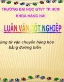 Chứng từ vận chuyển hàng hóa bằng đường biển