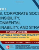 Lecture Crafting and executing strategy (19/e): Chapter 9 - Thompson, Peteraf, Gamble, Strickland