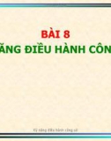 Bài giảng: Kỹ năng điều hành công sở