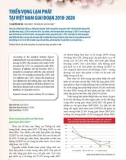 Triển vọng lạm phát tại Việt Nam giai đoạn 2018-2020
