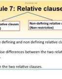 Lesson Module 7: Relative clauses