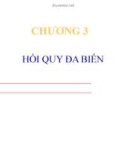 Bài giảng Kinh tế lượng: Chương 3 - ĐH Bách khoa Hà Nội