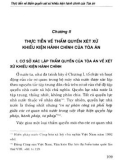 Sự đảm bảo công lý trong quan hệ giữa nhà nước và công dân - Thẩm quyền xét xử khiếu kiện hành chính của tòa án: Phần 2