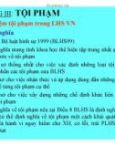 Bài giảng Luật Hình sự Việt Nam: Chương III - ThS. Trần Đức Thìn