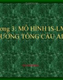 Bài giảng Kinh tế vĩ mô - Chương 3: Mô hình IS -l LM & đường tổng cầu AD