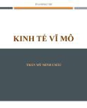 Bài giảng Kinh tế vĩ mô – Chương 3: Nền kinh tế mở (Trần Mỹ Minh Châu)