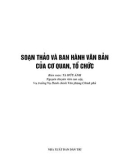 Một số mẫu soạn thảo và ban hành văn bản của cơ quan, tổ chức: Phần 1